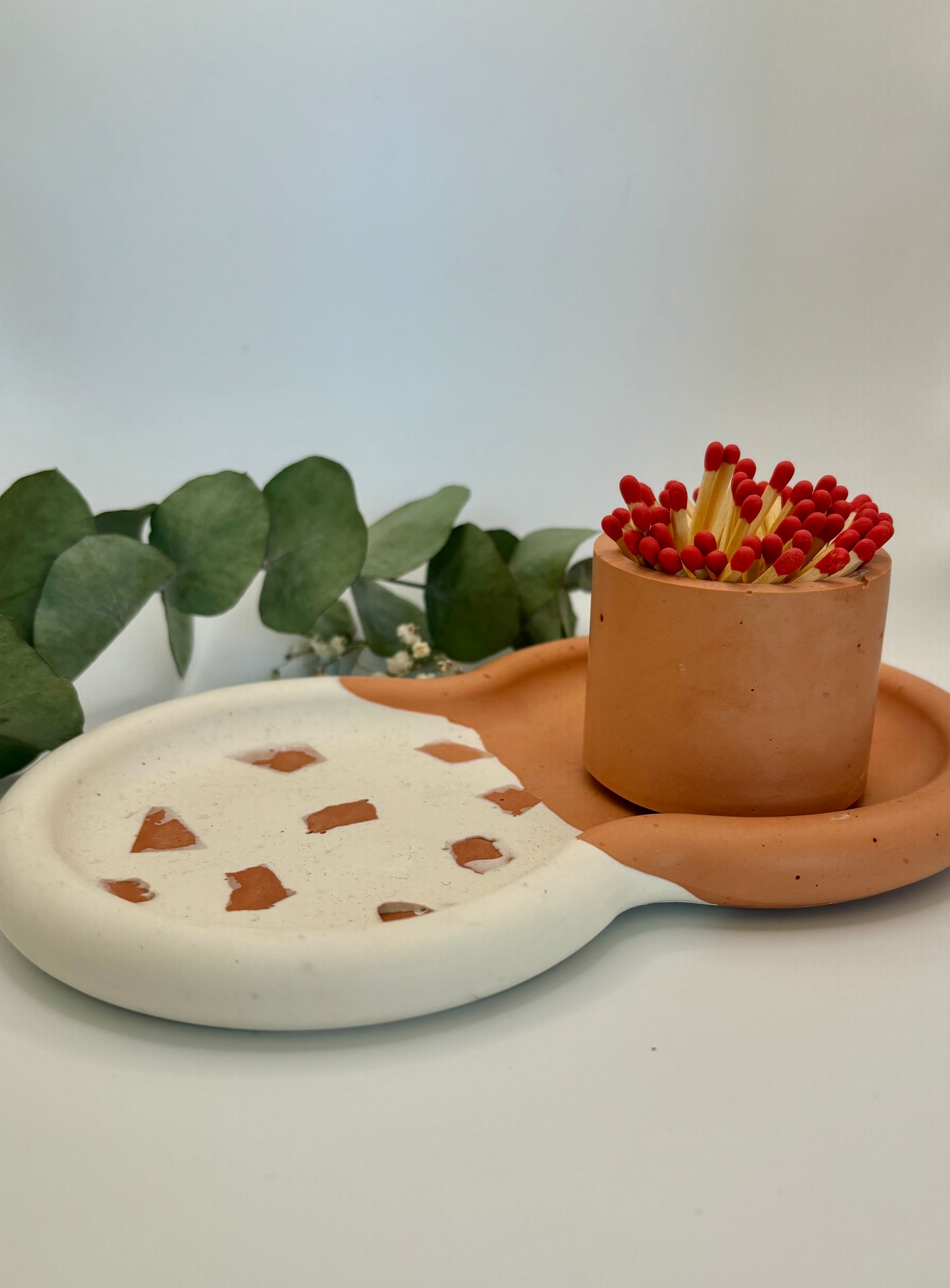 Plateau terrazzo en jesmonite fait main – objet déco design