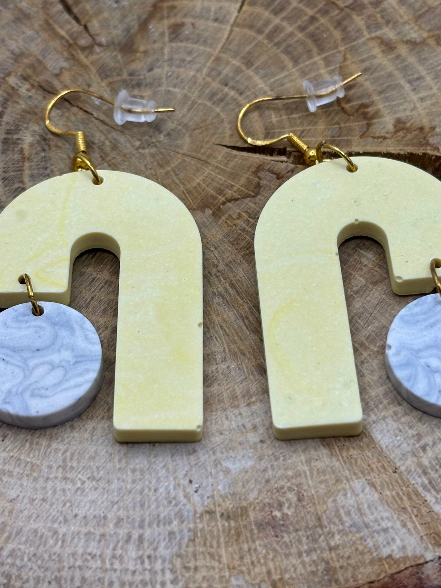 Boucles d’oreilles « Demi-Arche Pastel »