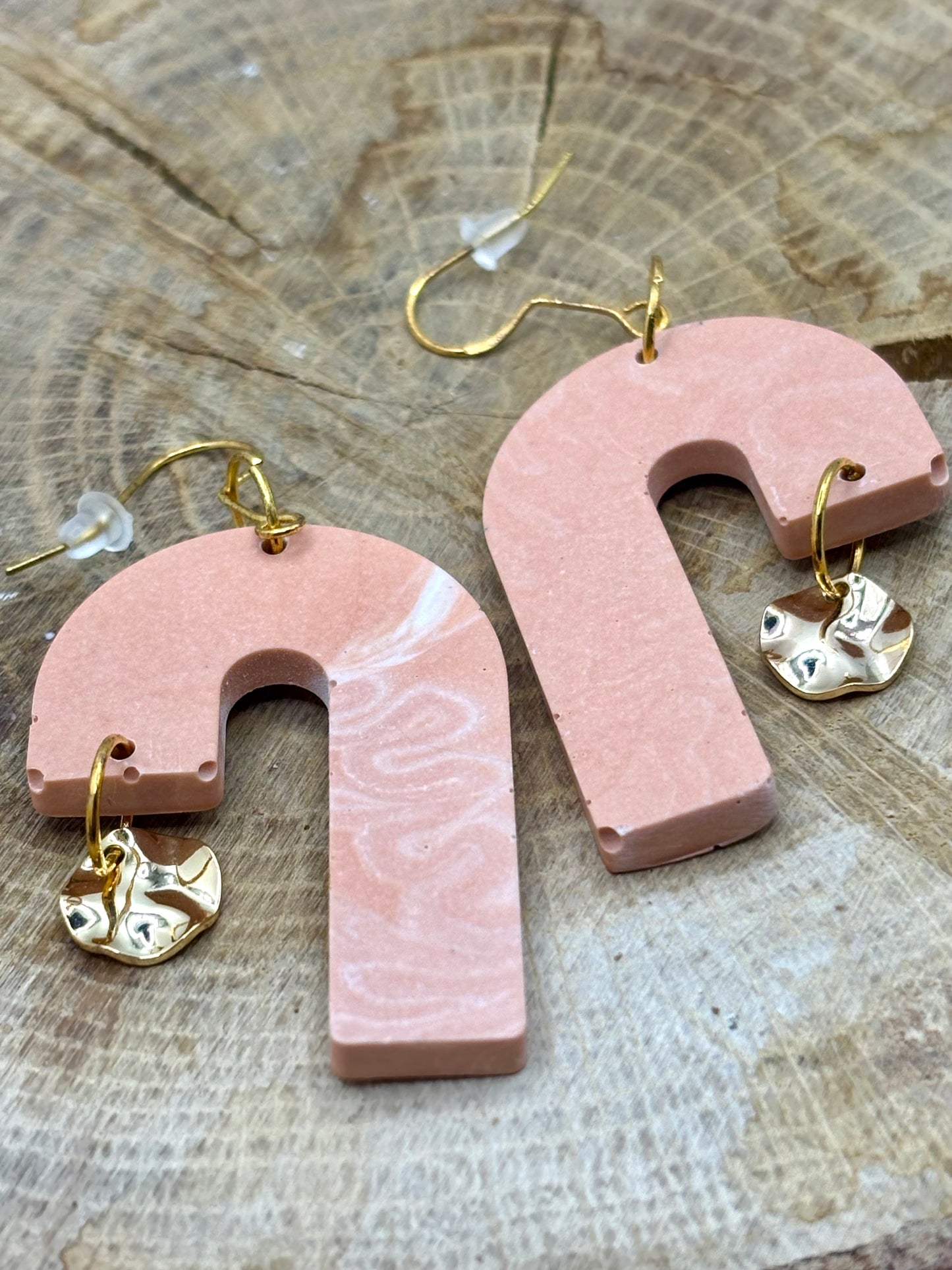 Boucles d’oreilles « Demi-Arche Pastel »