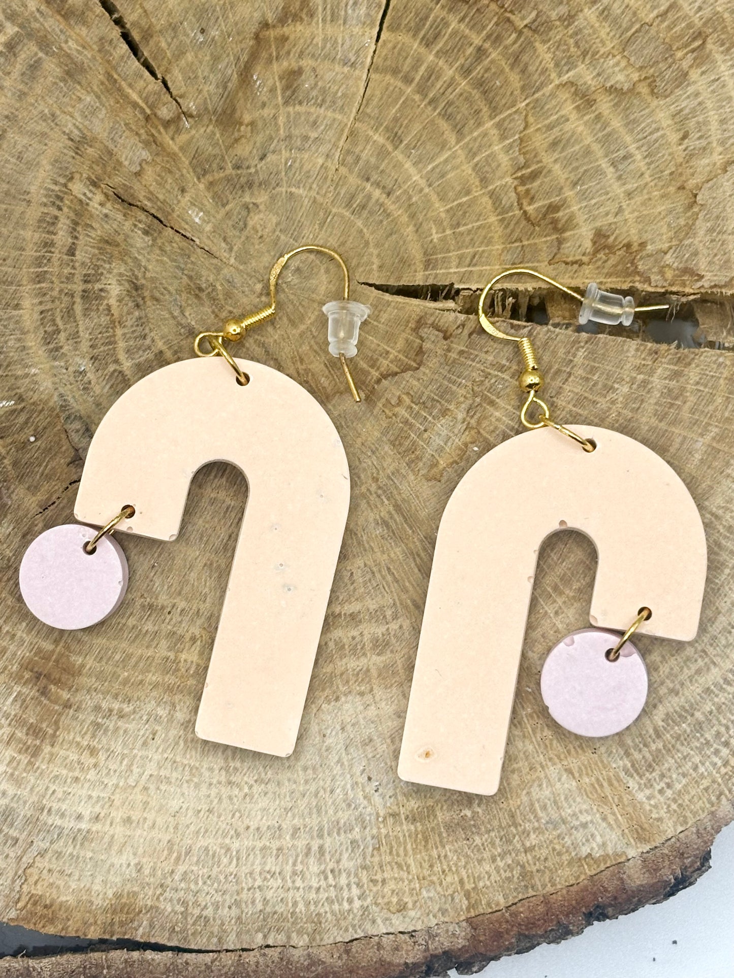 Boucles d’oreilles « Demi-Arche Pastel »