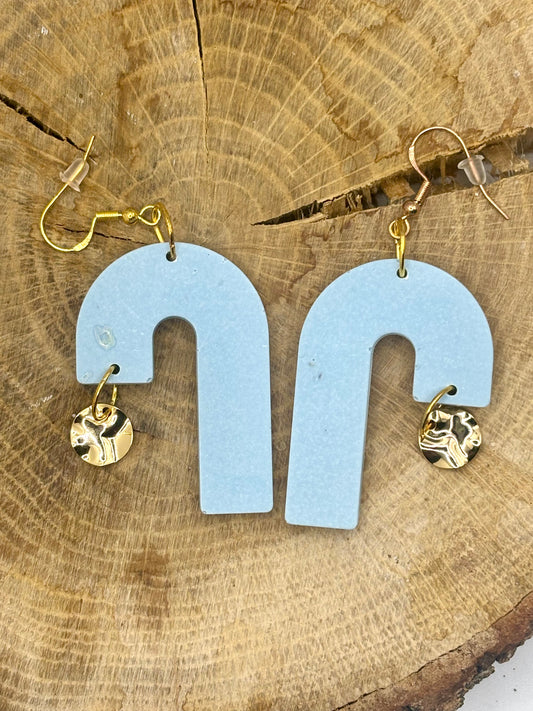 Boucles d’oreilles « Demi-Arche Pastel »