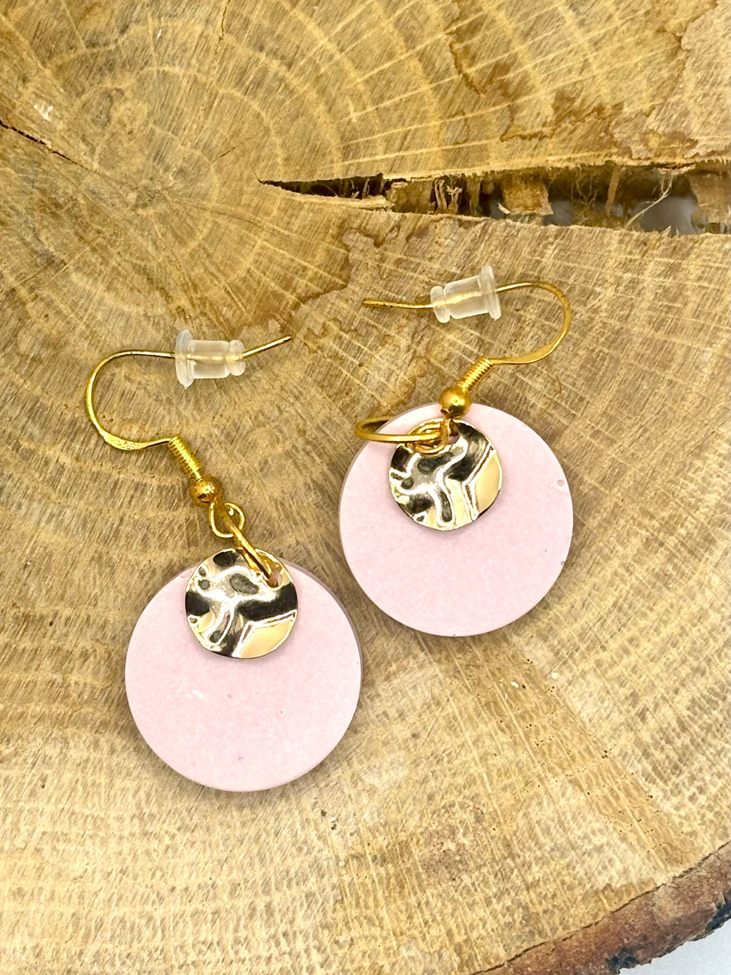 Bijoux jesmonite orange