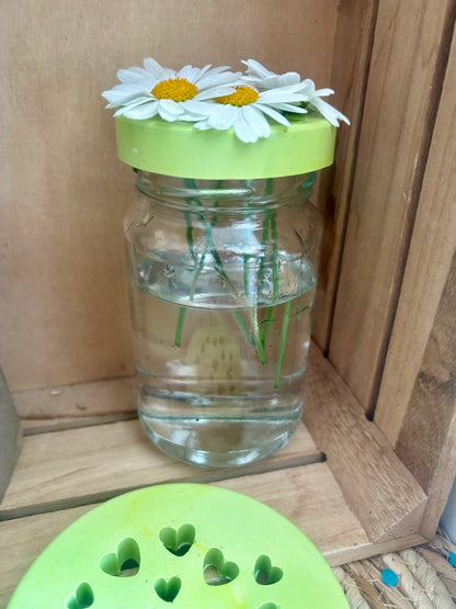 Disque Floral en Jesmonite