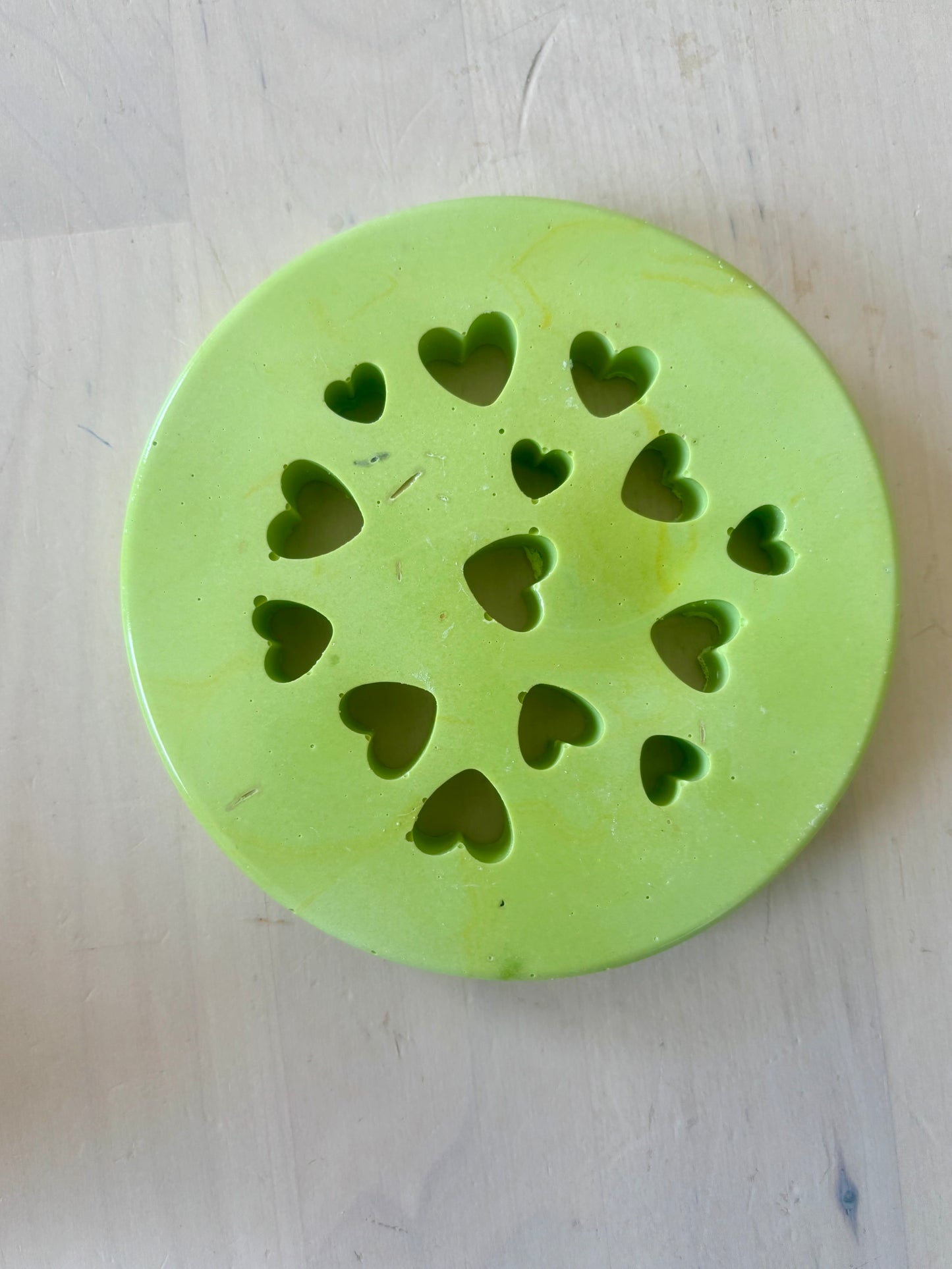 Disque Floral en Jesmonite