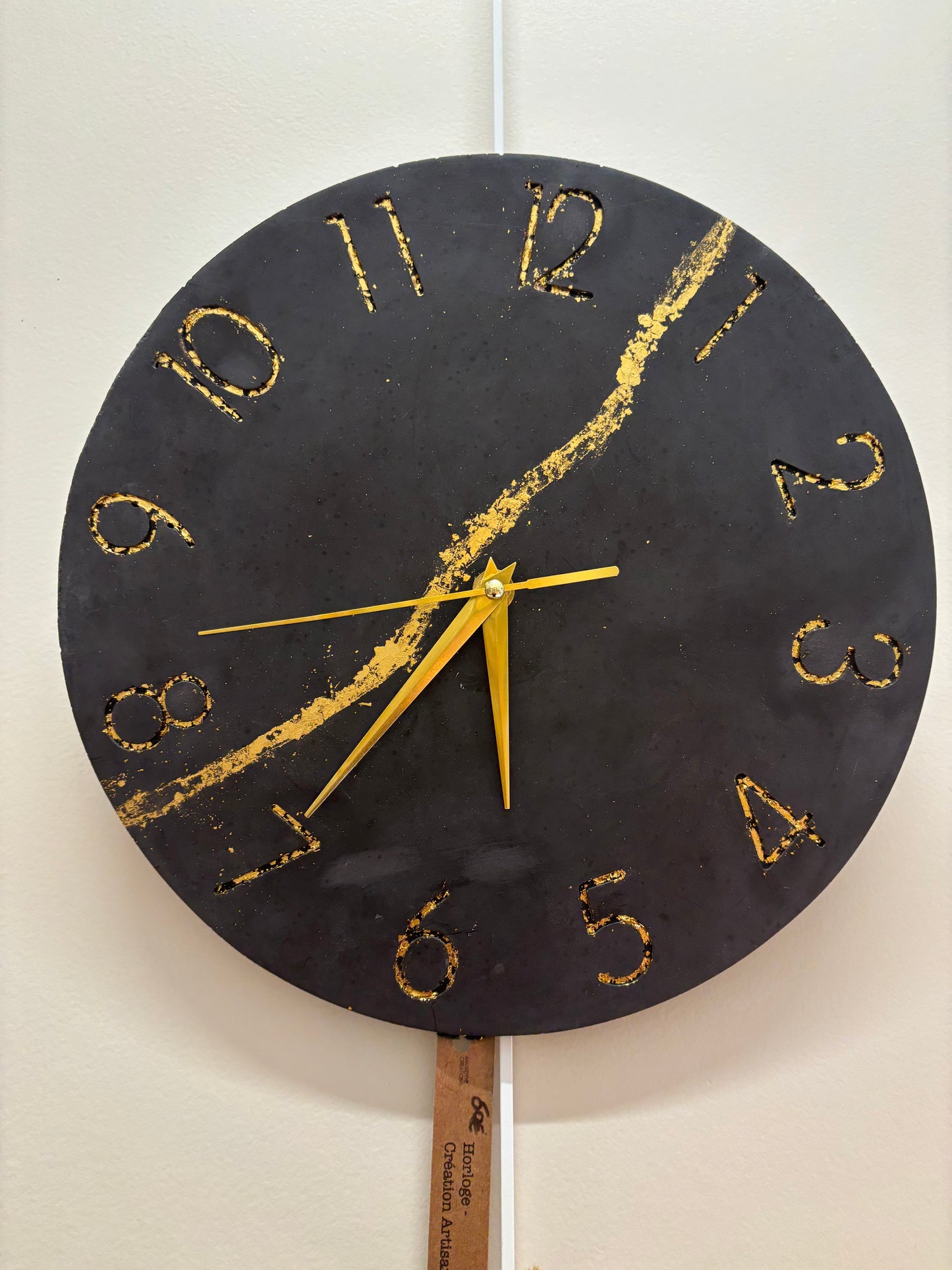 Jesmonite clock