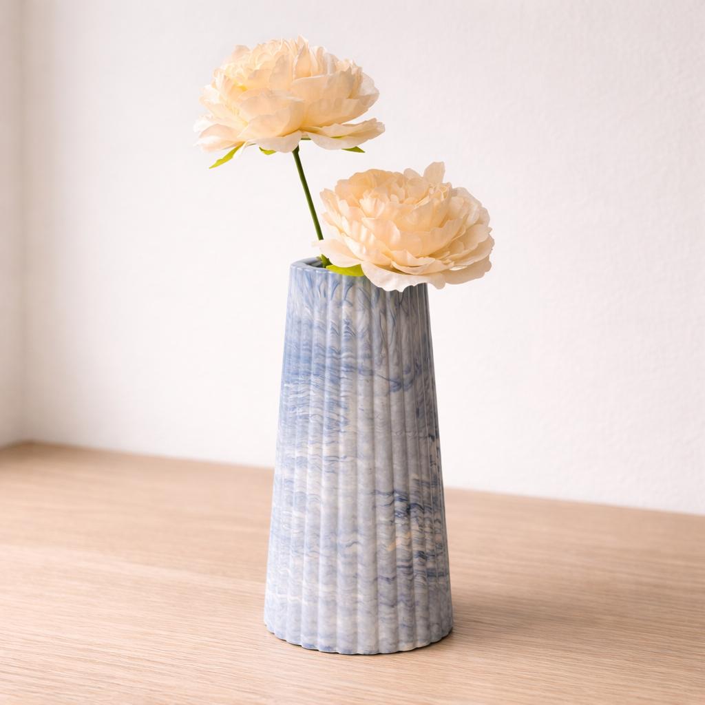 Vase en Jesmonite Marbré Fait Main