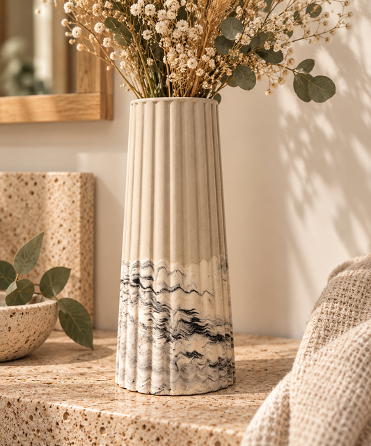 vase jesmonite 