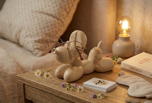 Support Lunettes "Balloon Dog" en Jesmonite